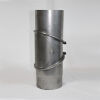 Rauchrohr-Bogen 3tlg. DN 150 mm eingezogen, drehbar mit Reinigungsöffnung (unlackiert)