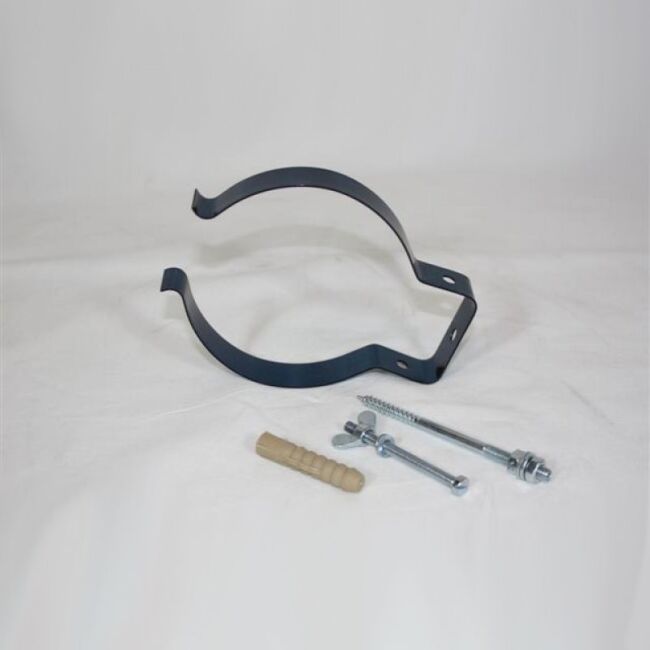 Ofenrohrhalter ca. 10 cm mit Gewindestift und Dübel