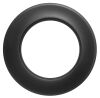 Wand-Rosette DN 100 mm, Senotherm schwarz für Pelletofenrohre