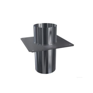 Edelstahlschornstein einwandig 0,6mm Premium Schachtabdeckung DH FU DN 100 2dhfu100