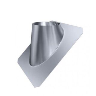 Edelstahlschornstein einwandig 0,6mm Premium Dachdurchführung PDI 45° DN 250 0PDI45250