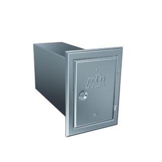 Edelstahlschornstein einwandig Edelstahltür + Kastenverlängerung Z+DR 100 mm 0zdr120x180L100