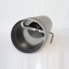 Rauchrohr 500 mm DN 150 mm mit Drosselklappe, Senotherm gussgrau #288