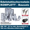 SWK05 Edelstahlschornstein Bausatz doppelwandig