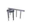 Schornsteinsanierungs Bausatz 1,0 mm - Edelstahlschornstein einwandig DN 130 9,5 m