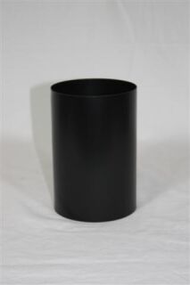 Pellet-Schornsteinanschluss 150 mm zylindrisch DN 80 mm, matt schwarz emailliert 9630802