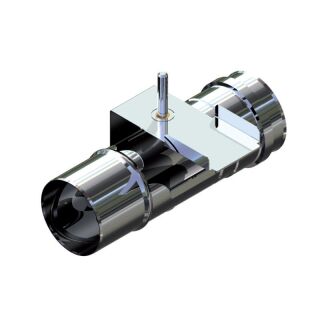 Luft Abgas System konzentrisch Abgasklappe DN 60/100 2SMP60/100