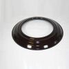 Wand-Rosette Standard-Line braun emailliert