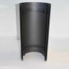 Doppelwandiger Strahlenschutz Halbschale 460 mm lang DN 150 mm, Senotherm gussgrau hell #820