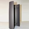 Doppelwandiger Strahlenschutz Halbschale 460 mm lang DN 100 mm, Senotherm gussgrau hell #820