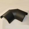 Doppelwandiger Strahlenschutz Halbschale Bogen 90° seitlich DN 100 mm, Senotherm gussgrau hell #820