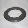 Pellet-Wandrosette 3 cm Rand DN 125, gussgrau emailliert