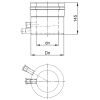 Luft Abgas System konzentrisch Kondensatschale DN 100/150
