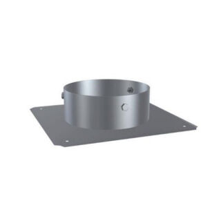 Edelstahlschornstein einwandig 0,5mm Schachtabdeckung mit Hinterlüftung DHS DN 100 0DHS100