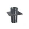 Edelstahlschornstein einwandig 0,5mm Schachtabdeckung DH FU DN 100