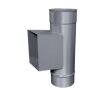 Edelstahlschornstein einwandig 0,5mm Prüföffnung KPR 180 x 120 DN 250