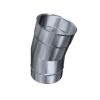 Edelstahlschornstein einwandig 0,5mm Bogen 15° SKS starr DN 80