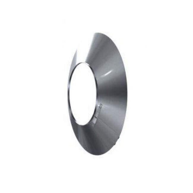 Edelstahlschornstein einwandig 0,5mm Wandblende IP DN 140