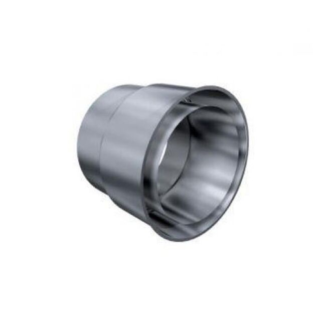Edelstahlschornstein einwandig 0,5mm Wandfutter OS-2 L-100 DN 150