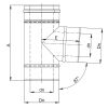 Luft Abgas System konzentrisch T-Stück 87° DN 100/150