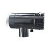 Luft Abgas System konzentrisch T-Stück 90° mit Revisionsöffnung und Kondensatableiter DN 80/125 Reduzierter Abzweig DN 60/100 lackiert