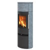 Kaminofen TermaTech TT21RHS-HST schwarz inkl. Speichersteine