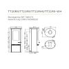 Kaminofen TermaTech TT21RS GREY Sandstein