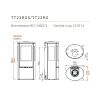 Kaminofen Termatech TT23 RG mit Seitenglas