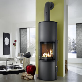 Kaminofen Koppe Nexus Aqua, wasserführend Korpus gussgrau 8,0 kW 73102