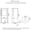 Wiking Ofen Luma 4 Keramik Moos
