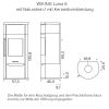 Wiking Ofen Luma 6 Keramik Mangan