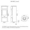 Wiking Ofen Luma 6 Stahl Schwarz