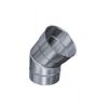 Edelstahlschornstein einwandig 0,5mm Bogen drehbar SK 0° - 45° DN150