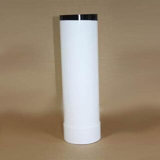 Anschlussstutzen 400 mm High-Quality-Line weiß emailliert 