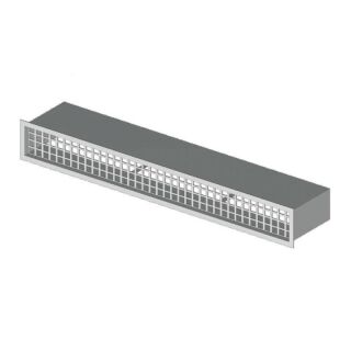 CB Blende D3 für Luftbox 130x130 mm Edelstahl lb15d3es