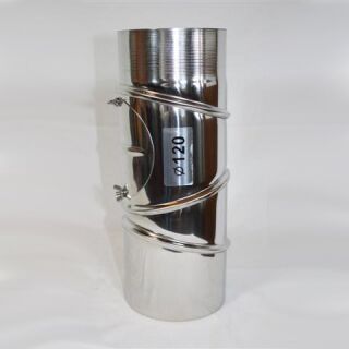 Edelstahl-Segmentbogen 4tlg. DN 110 mm, mit Reinigungsöffnung 9941108