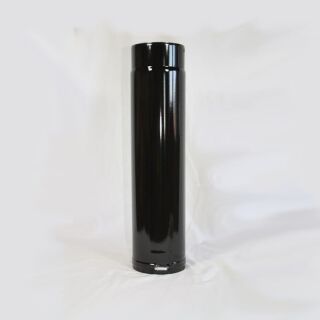 Fix-Rohr verstellbar 500 mm DN 120 mm, High-Quality-Line schwarz glänzend emailliert 9511200
