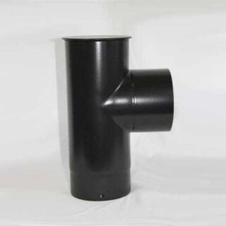 Kapselknie 330 mm DN 110 mm, High-Quality-Line matt schwarz emailliert 1441102