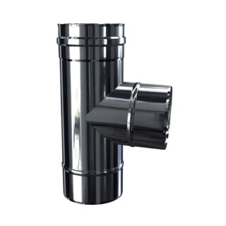 Luft Abgas System konzentrisch T-Stück 87° DN 60/100 2AFKPSI8760/100