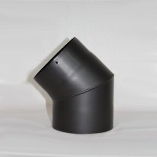 Rauchrohr-Bogen 45° DN 120 mm ohne Reinigungsöffnung, Senotherm gussgrau hell #820 2321045