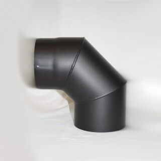 Rauchrohr-Bogen 90° DN 120 mm ohne Reinigungsöffnung, Senotherm gussgrau hell #820 2321090