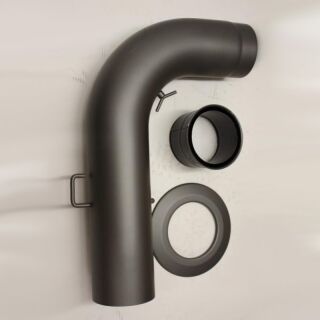 Ofenrohr Rundbogen Set (Variante III) Senotherm lackiert 
