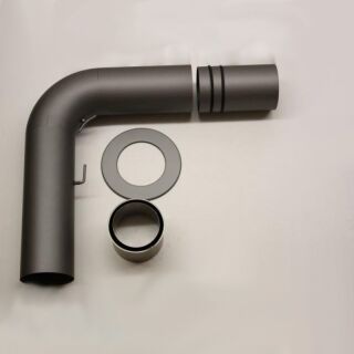 Ofenrohr Teleskop Set (Variante V) DN 150 mm, Senotherm gussgrau hell #820 2326350