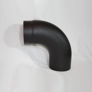 Rauchrohr-Bogen 90° DN 130 mm glatt mit Reinigungsöffnung, Senotherm gussgrau hell #820 2322093