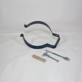 Ofenrohrhalter ca. 10 cm mit Gewindestift und Dübel 