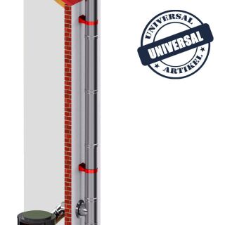 Edelstahlschornstein Wandhalter starr WA 50 mm WHT S50