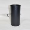 250 mm-Ofenrohr DN 100 mm, gebläut mit Drosselklappe
