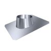 Edelstahlschornstein einwandig 0,5mm Dachdurchführung PDI 15° DN 120