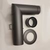 Ofenrohr SpitzBogen Set (Variante IV) DN 150 mm, Senotherm gussgrau #288