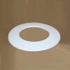 Wand-Rosette weit, High-Quality-Line weiß emailliert